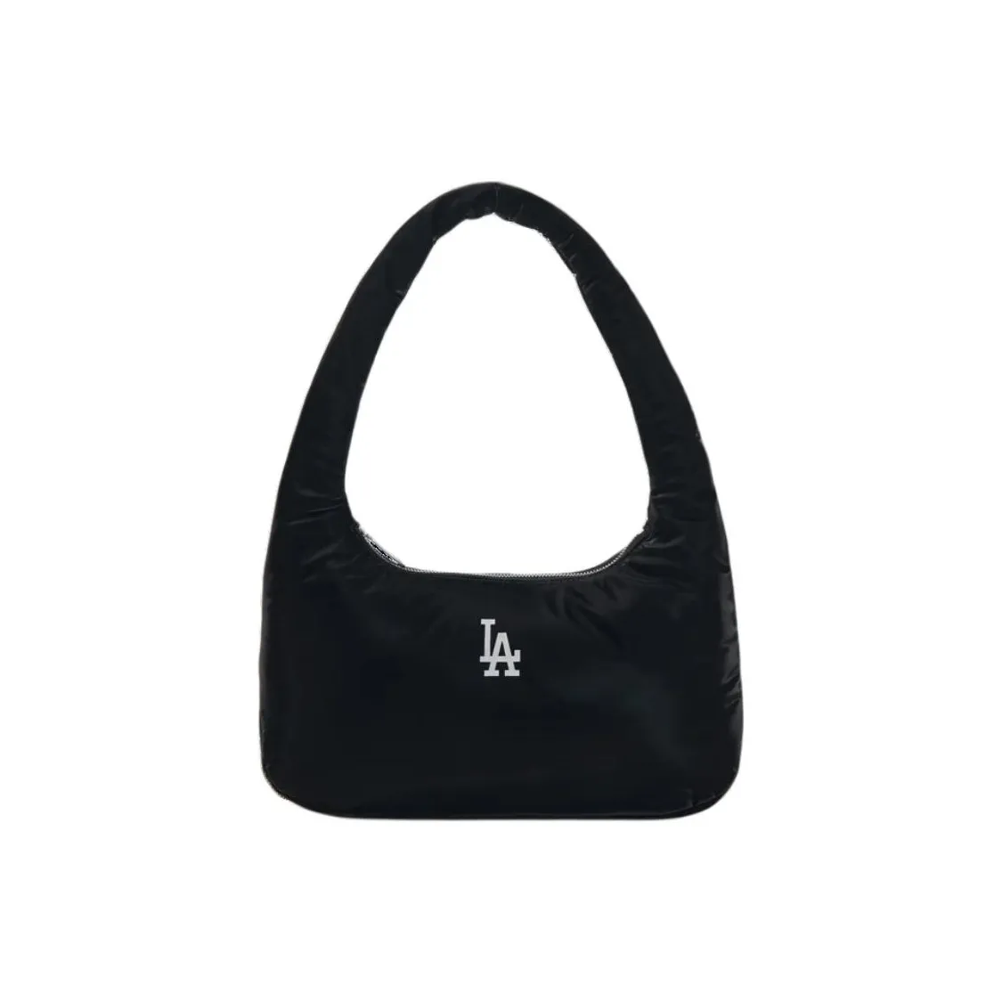 Mlb Base Logo Полиуретан Хобо Сумка Сумка через плечо Унисекс Черный