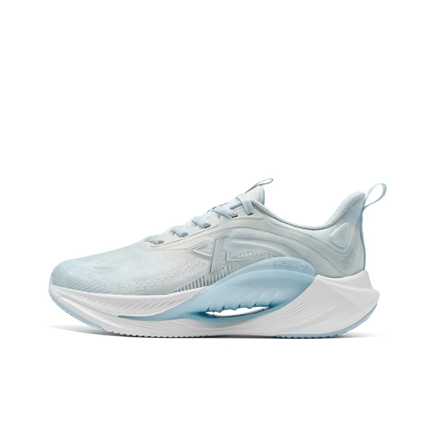 XTEP Hydrogen Wind 7.0 Rebound Lightweight Breathable Low Top Running Shoes Women's Blue Dyed Style