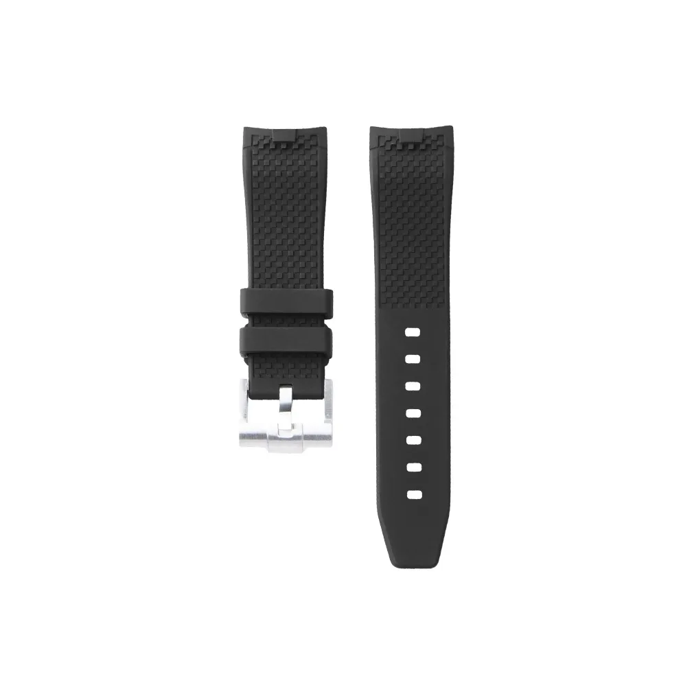 VAGENARI Rubber Strap Compatible With Seiko 5 Sports Airline Chronograph 1 Collection 38mm Watch Band Unisex