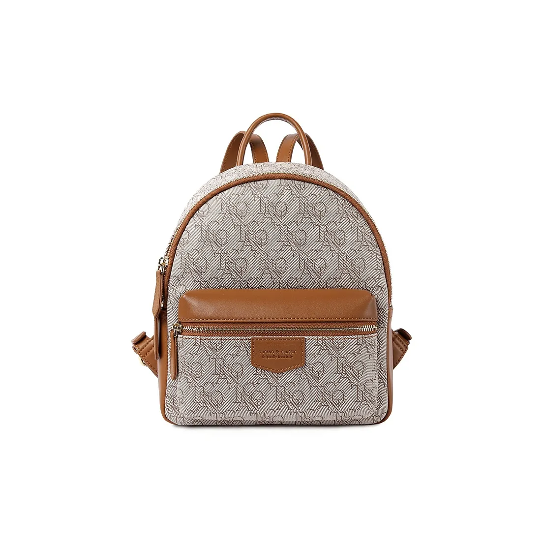 TUCANO ПВХ Студенческий Повседневный Рюкзак Стандартный Женский Кофейный