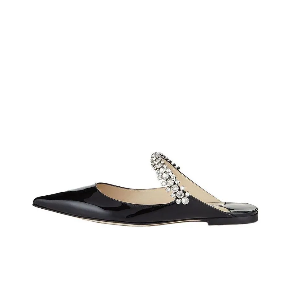 Jimmy Choo Bing Crystal embellished Pointed Flats