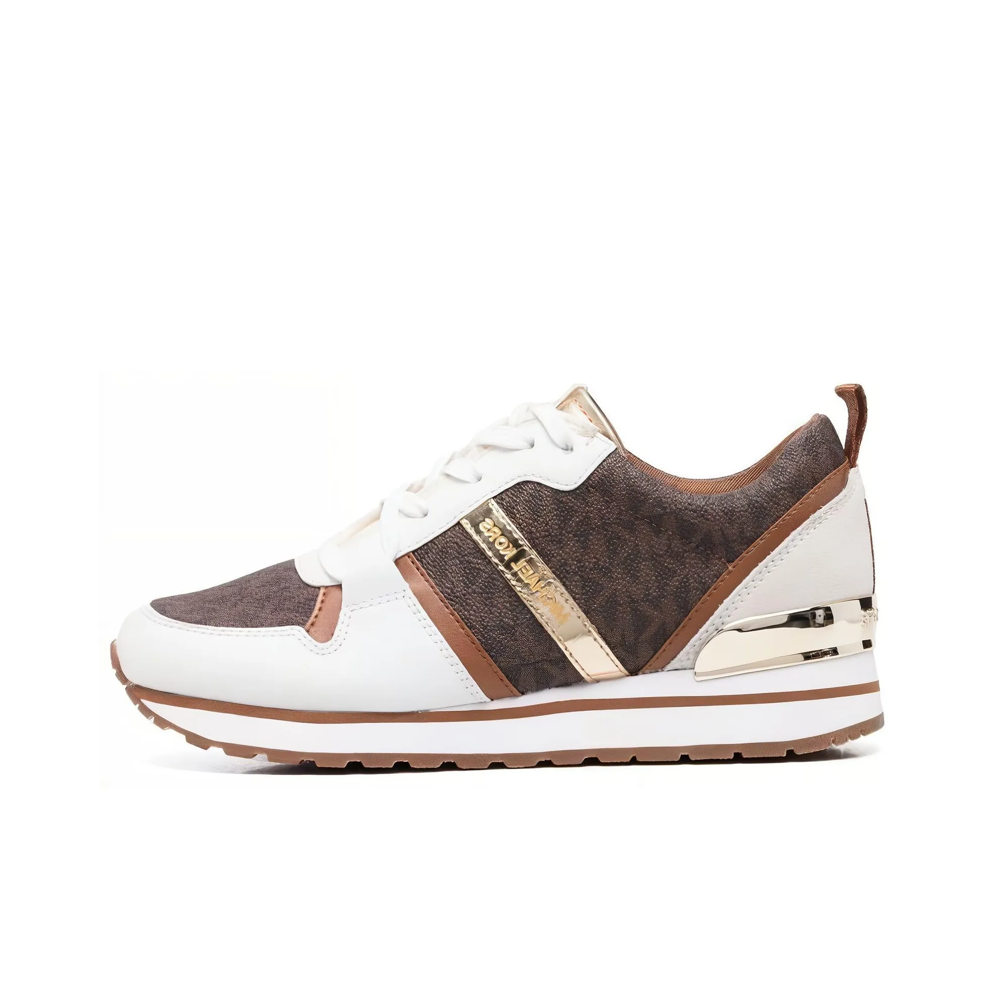 Ben Sherman logo lace up sneakers in white