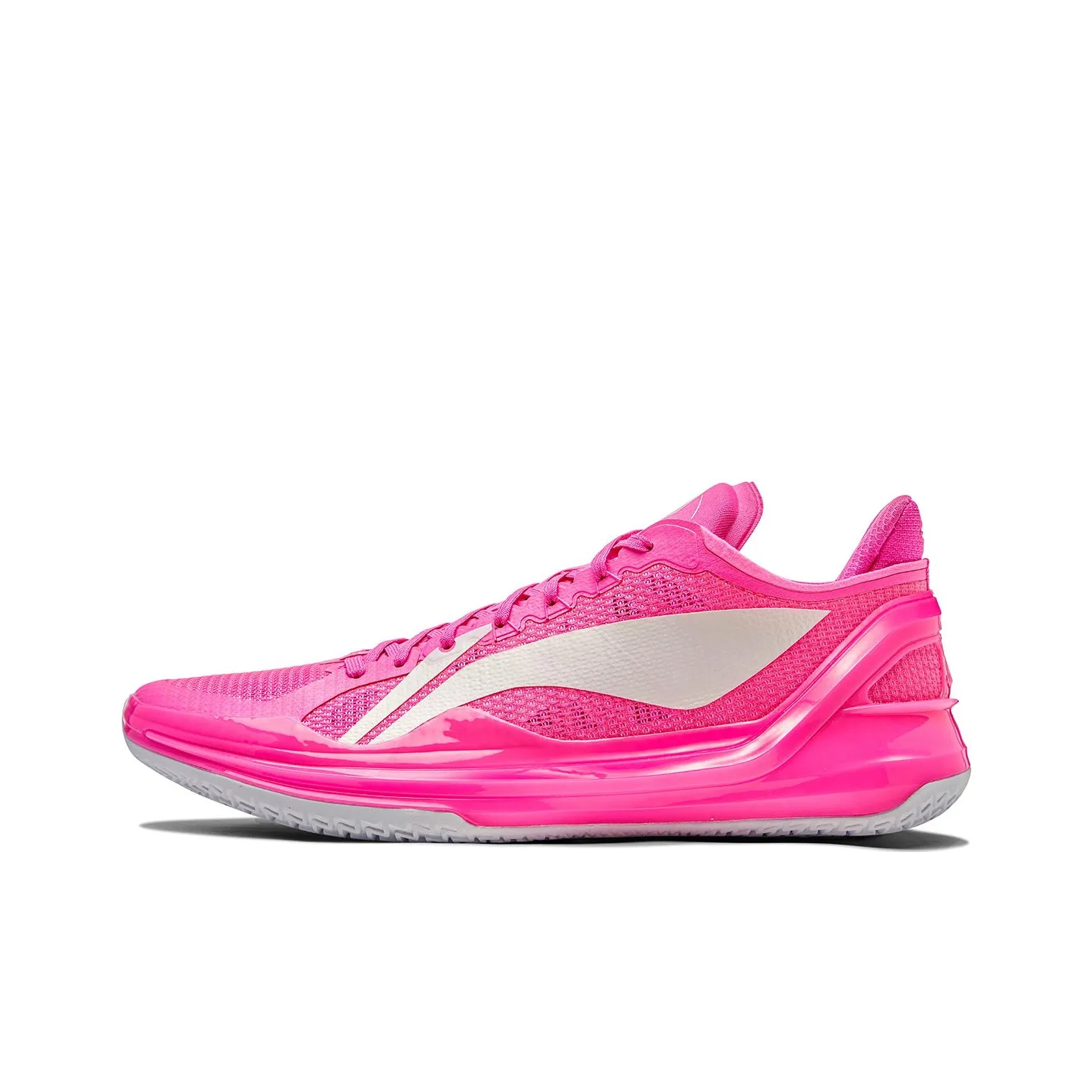 LiNing Blade 4V2 Cushioning Slip Resistant Support Lightweight Rebound Low Top Basketball Shoes Men's Pink