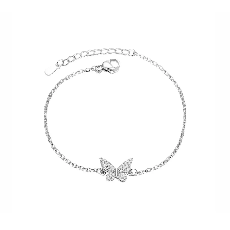 MUYAN Сплав Искрящийся Бабочка Браслет Женские