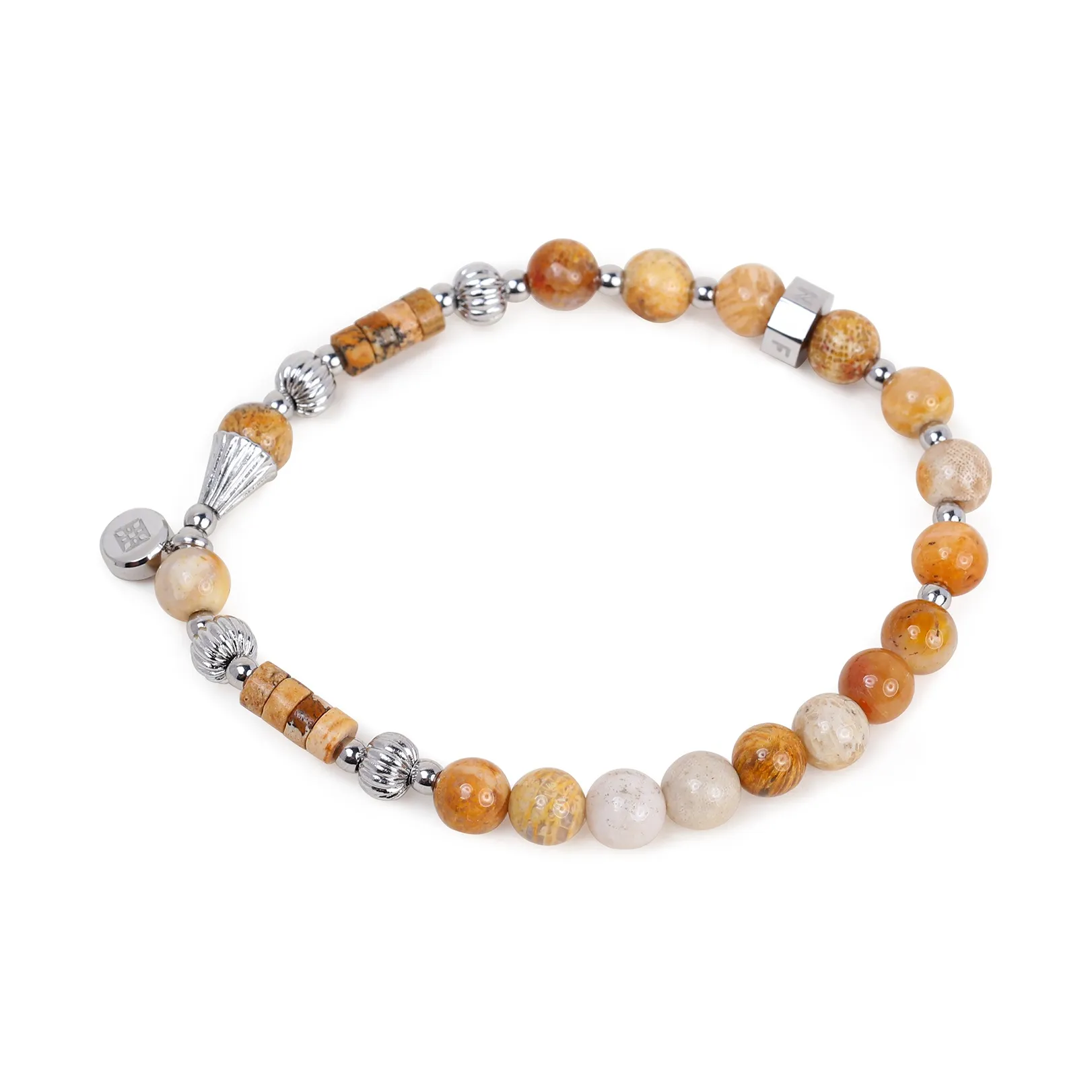 FOUNDIN Хризантема Камень Браслеты Унисекс