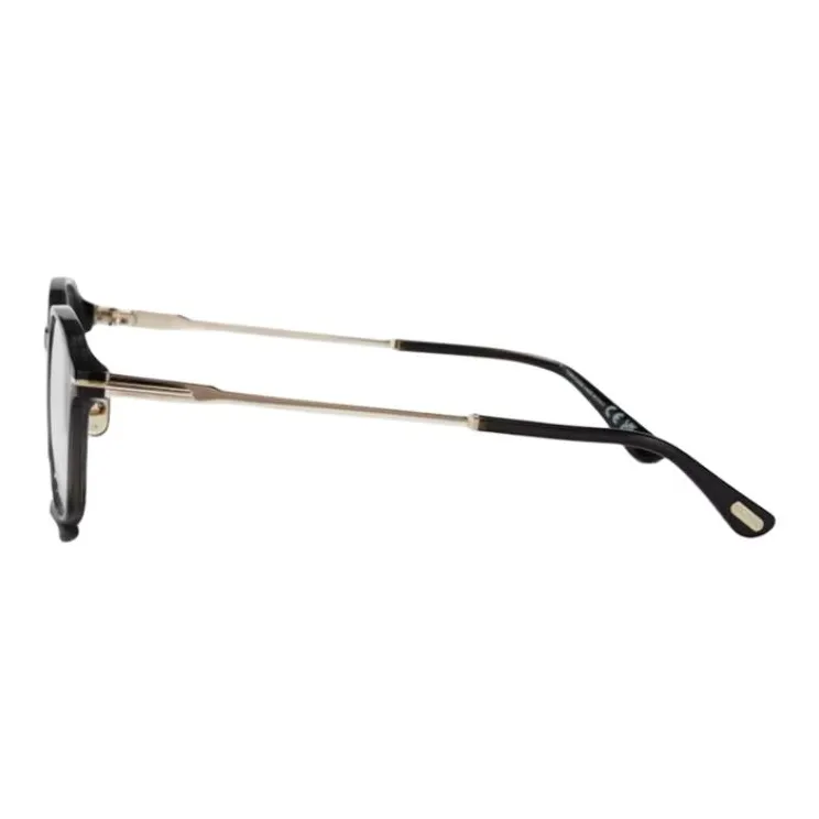 TF Литьевые Оправы для очков Овальные Унисекс Черные