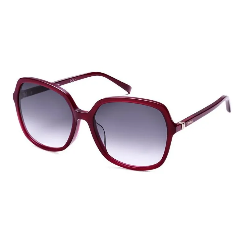 'S MAX MARA Нерегулярная форма Солнцезащитные очки Женские Красный