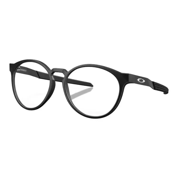 Oakley Вакуумно-Литые Овалные Оправы для Очков Унисекс Черный Серый Прозрачный Чернильно-Черный