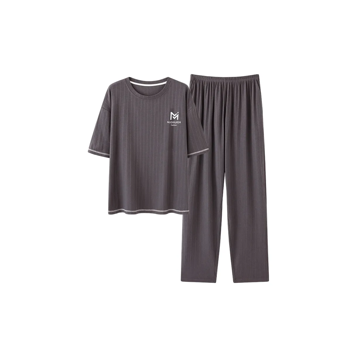 Mulong Family Pajama Set Men's Dark Gray