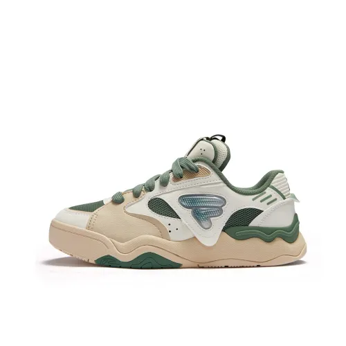 FILA FUSION Kick 2,0 Кроссовки для скейтбординга Низкие Бело-зеленые Женские