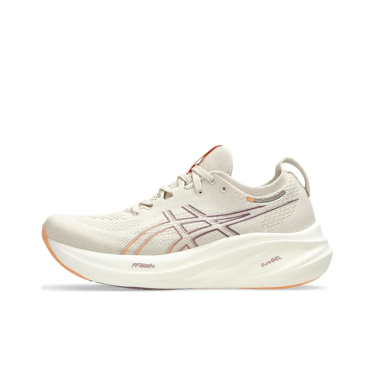 Asics GEL NIMBUS 26 Cushioning Low Top Running Shoes Women's Khaki