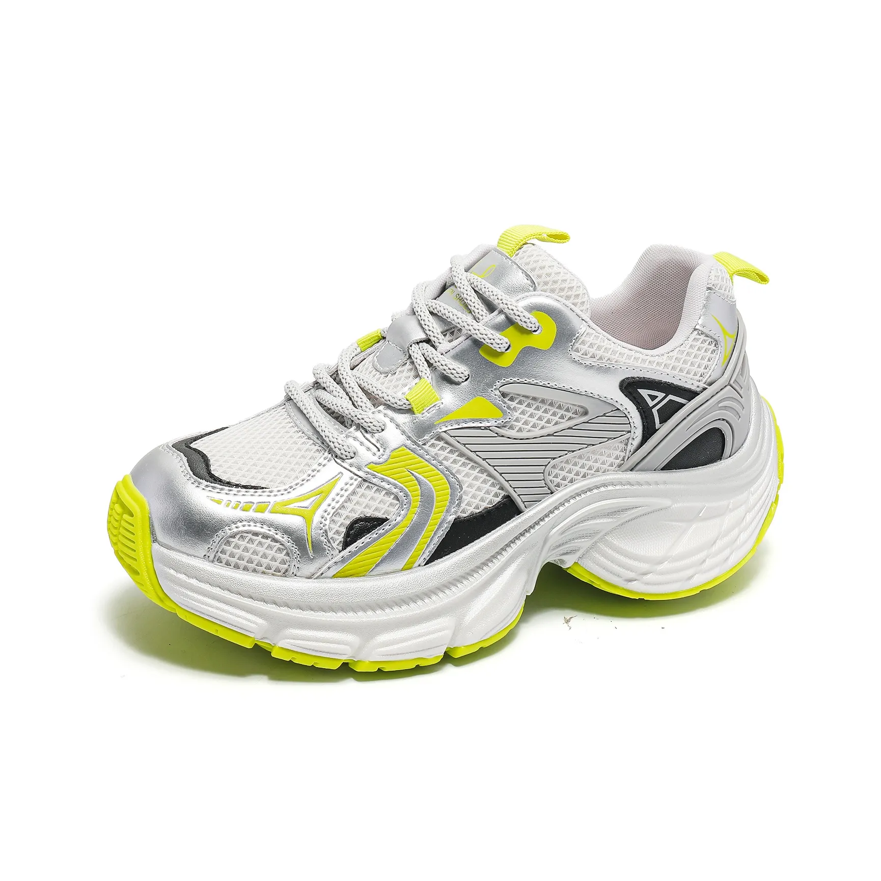 BAFFN Противоскользящий Устойчивый к истиранию Дышащий Легкий Низкий Топ Кроссовки с Толстой Подошвой Женские Ягодный Многоцветный