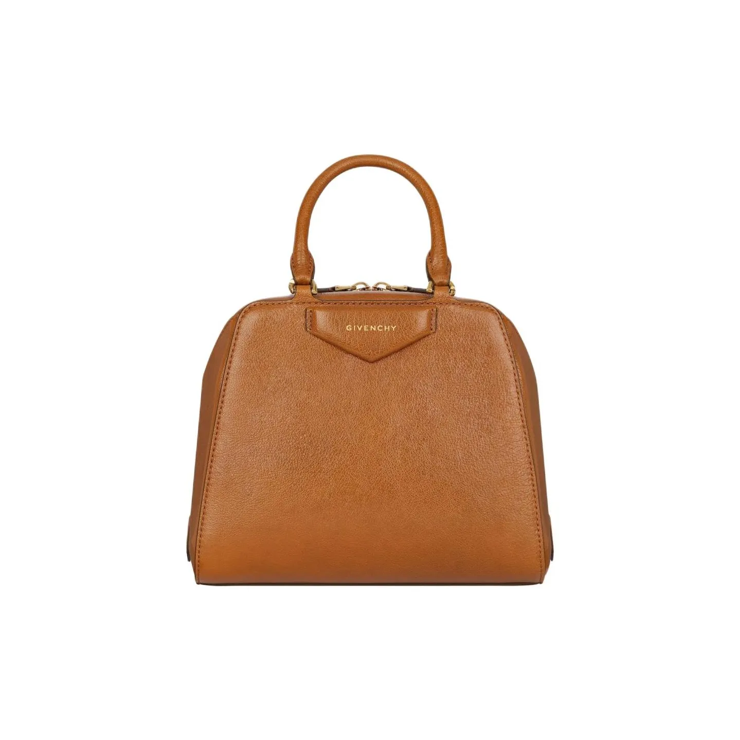 Givenchy Antigona Bright Buffalo Leather Shoulder Bag, Crossbody Bag, Handbag Mini Women's Brown