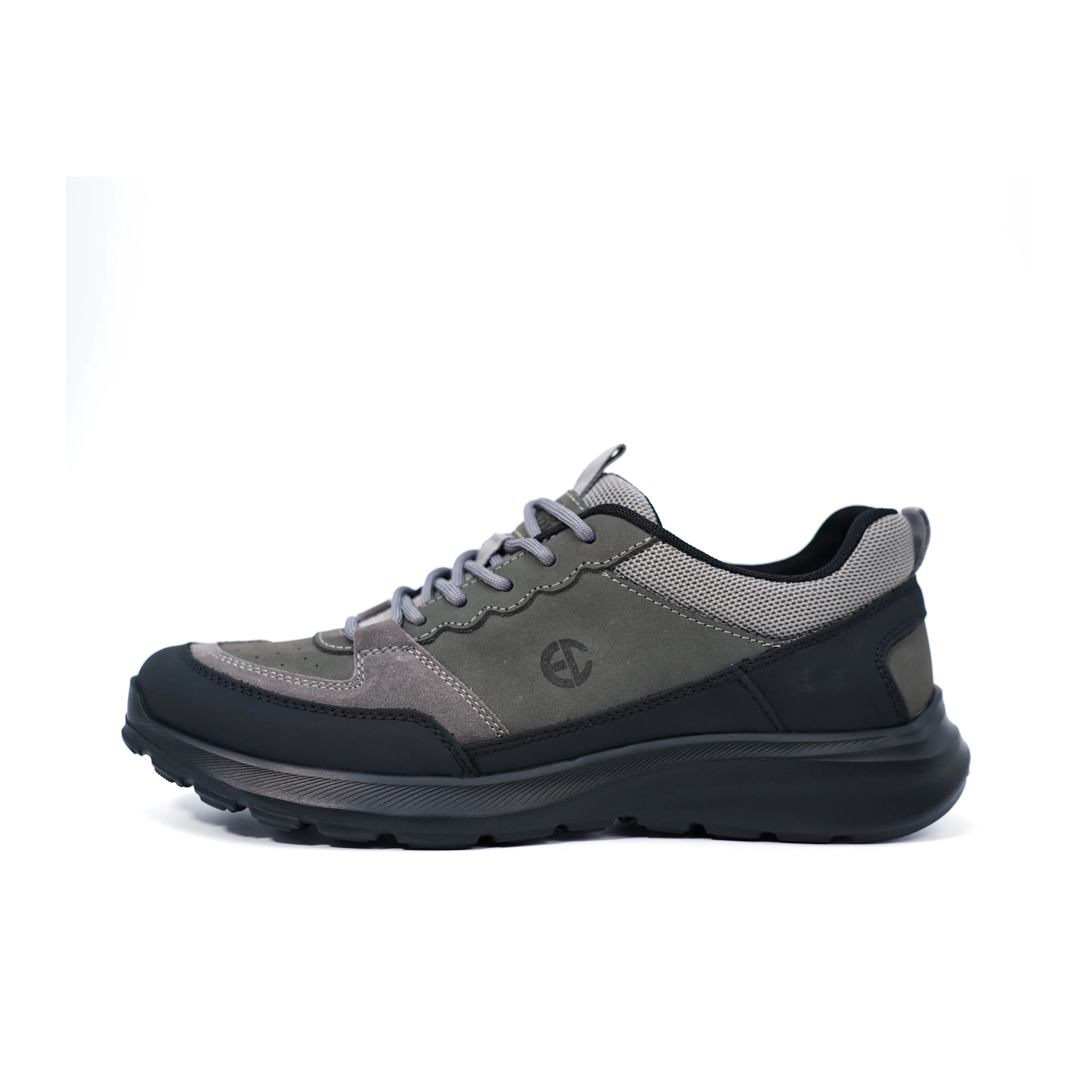 ENRICO COVERI Cushioning Support Lightweight Low Top Casual Shoes Men's Black Gray
