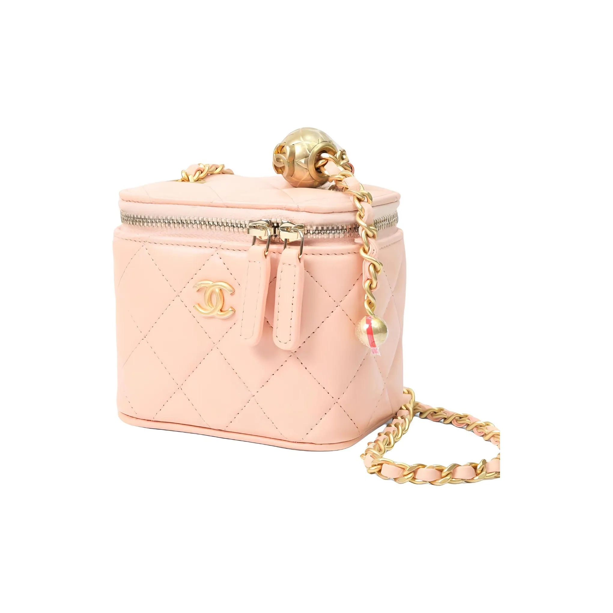 CHANEL Sheepskin Small Box Crossbody Bag Women's