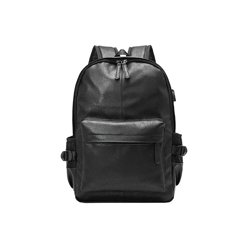 CARTELO Кожа Рюкзак Стандартный Унисекс Черный