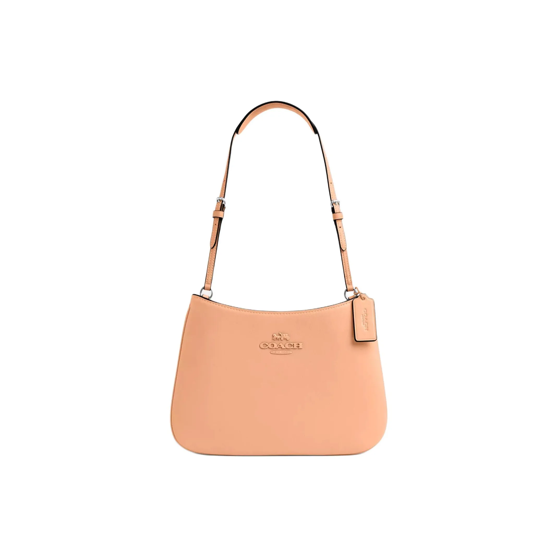COACH Penelope Гладкая кожа Сумка Сумка через плечо Женская Серебряный Выцветший румянец