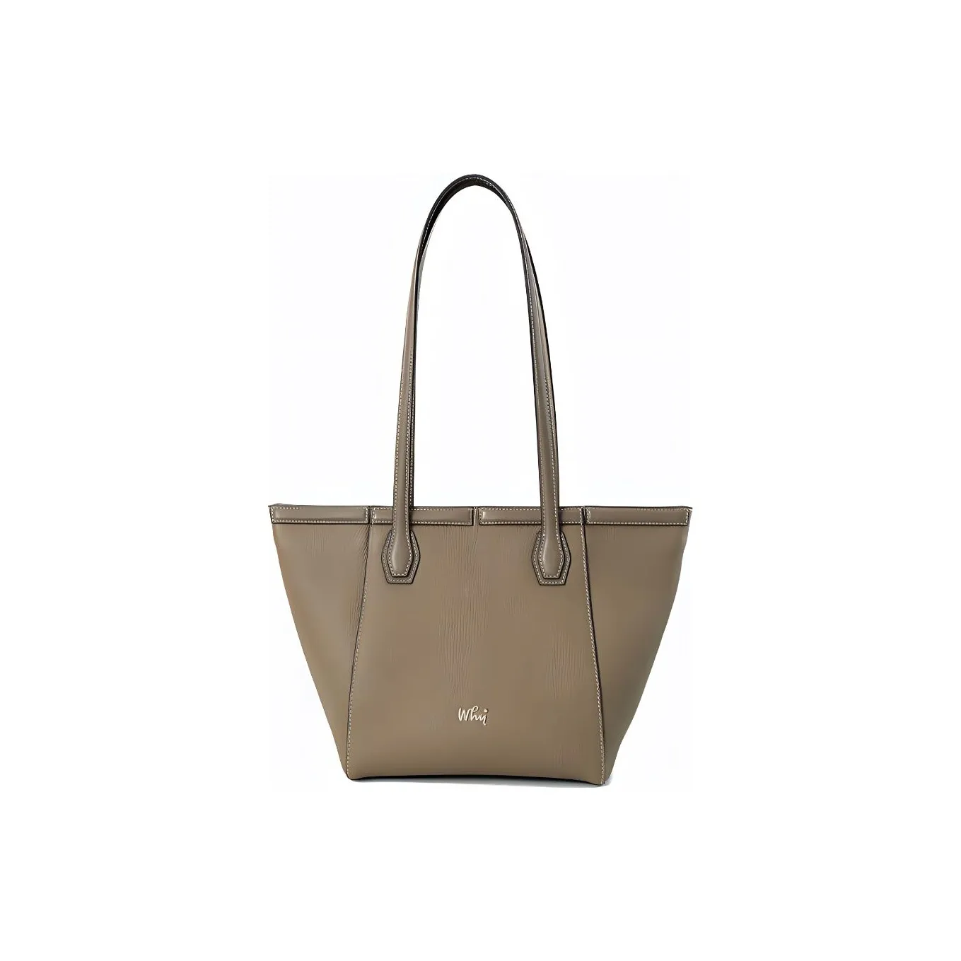 Why Коровья кожа Сумка на плечо Женская Слоновой серый