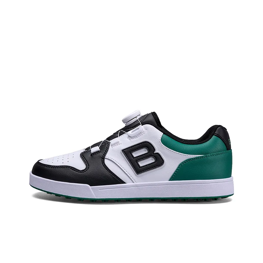 Birdie Wear-Resistant Lightweight Rebound Low-Top Golf Shoes Men's Black Green Khaki