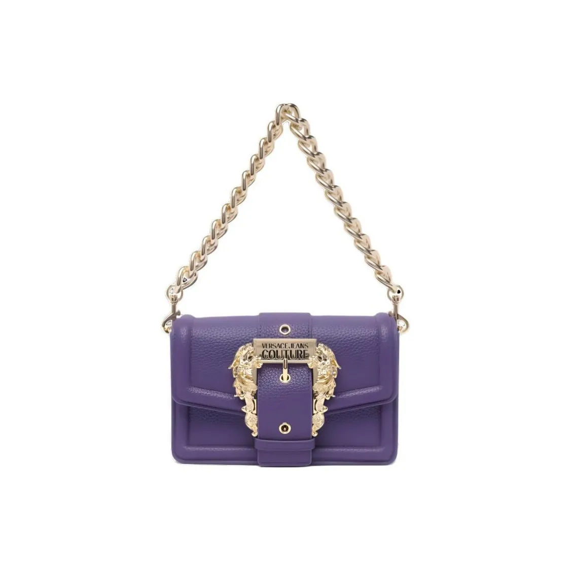VERSACE JEANS COUTURE Polyester Portable Crossbody Bag, Shoulder Bag Women's Purple