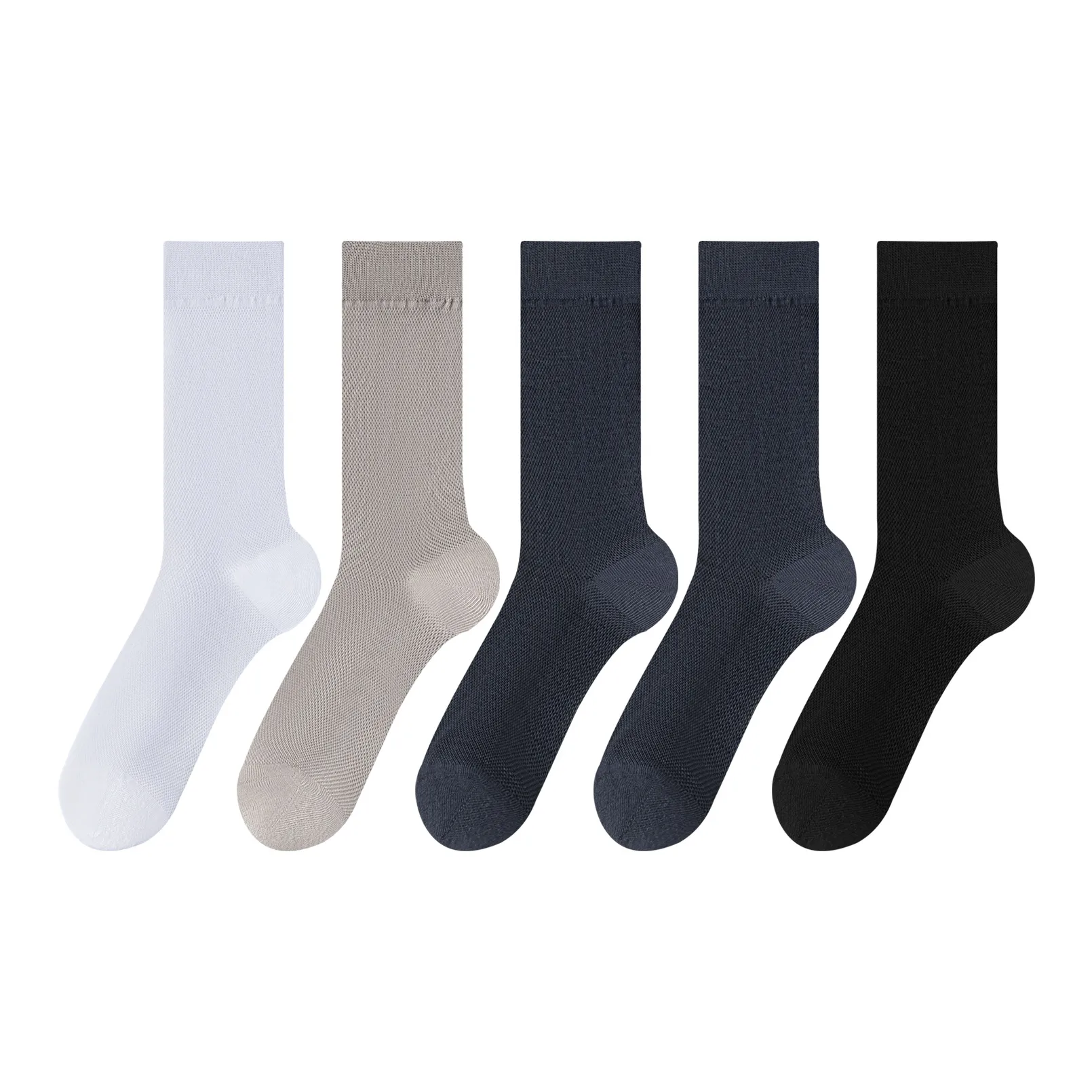 XXLLG Mid Calf Socks Men's 5 Pack