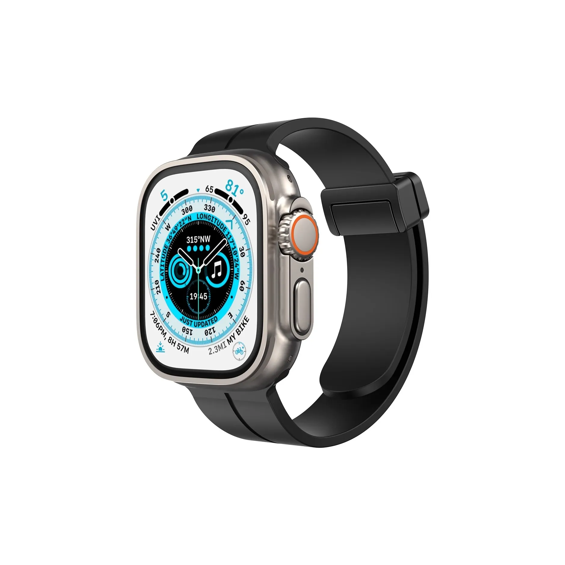 Penc Iwatch Ремешок Apple Совместимость Силиконовый Материал 44 мм