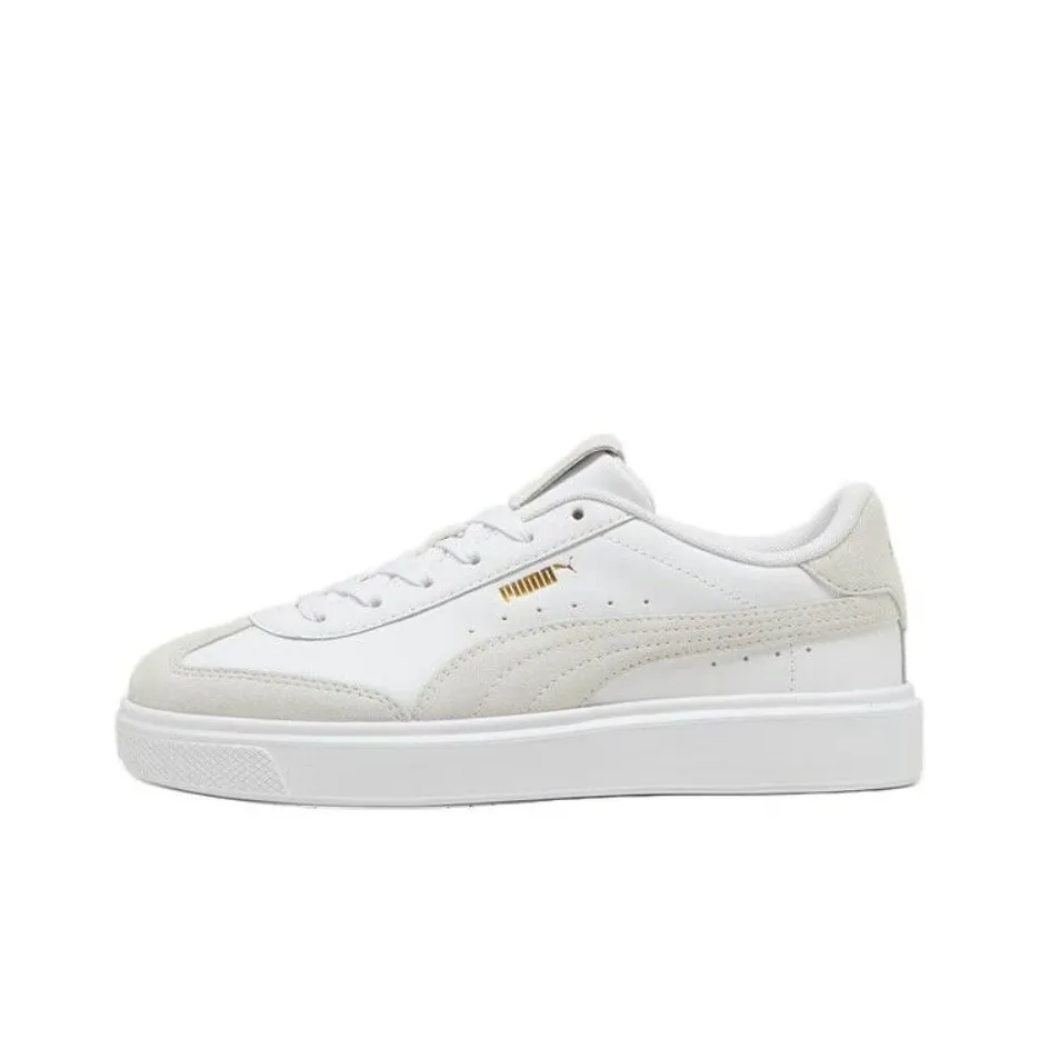 PUMA Lajla Low Top Skateboard Shoes Unisex White Gray