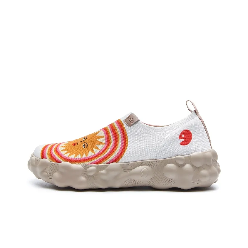 U.IN Разрисованная Путешествие Обувь Подсолнух ARTIST Коллаборация Коллекция Низкий Топ Повседневный Женский