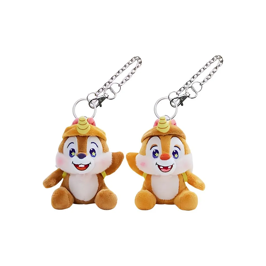 Диснеевские персонажи Весна MICKEY AND FRIENDS Чип и Дейл Коричневый Плюшевый Куклы Подвеска 10 см Высота