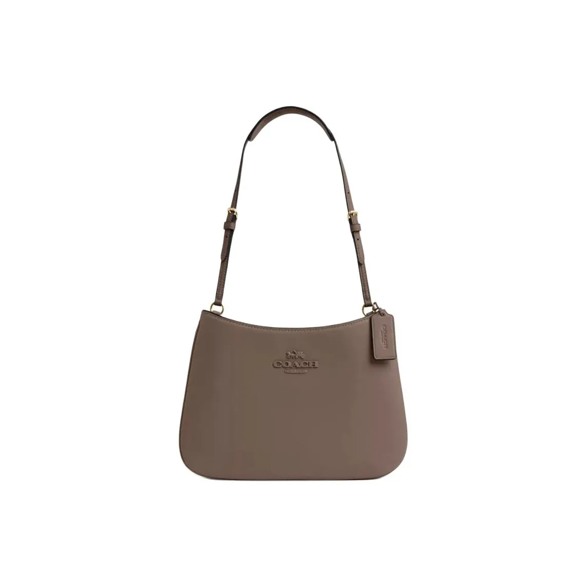 COACH Penelope Гладкая кожа Сумка через плечо Женская Темный камень