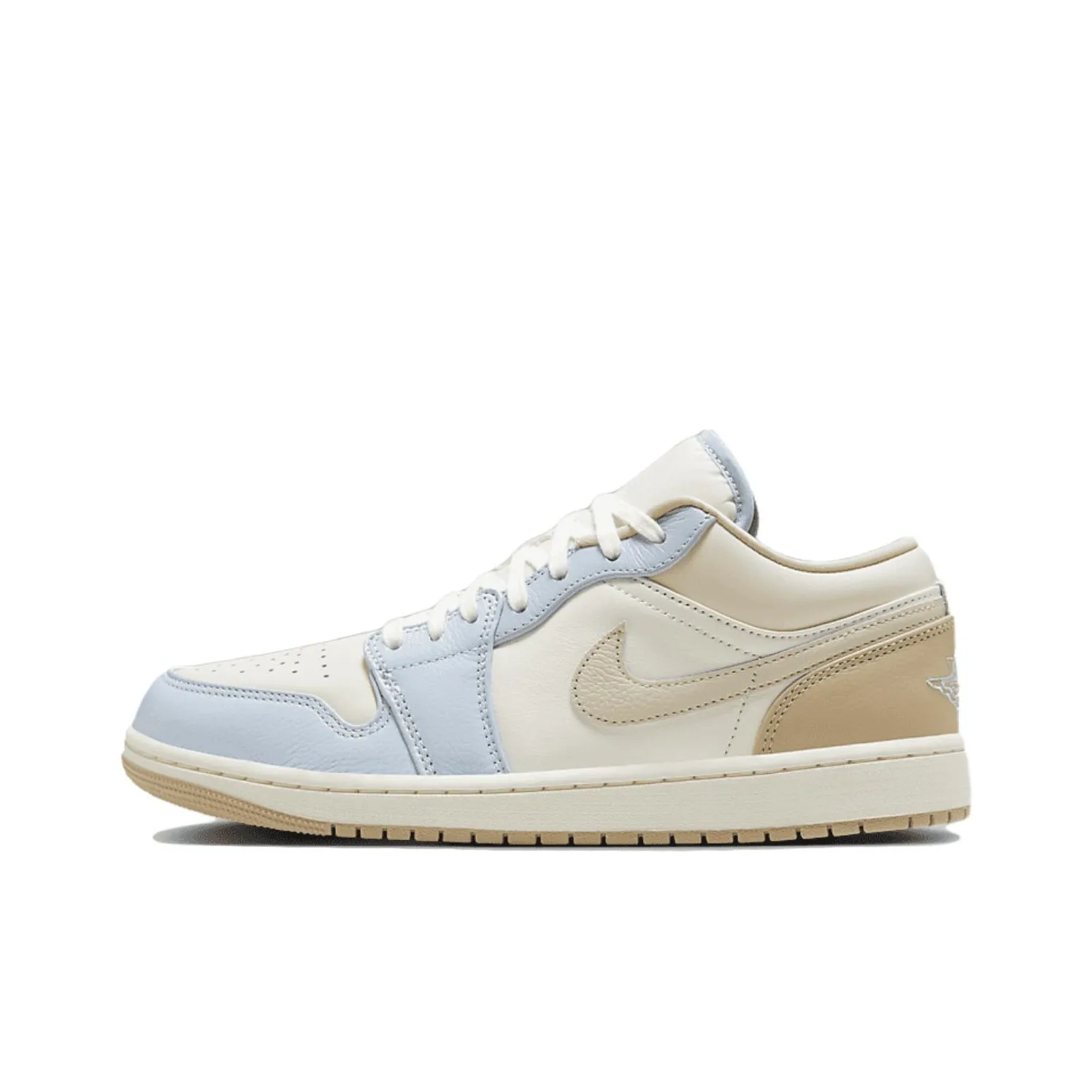Jordan Anti-Slip Wear-Resistant Low-Top Casual Shoes Unisex White Brown