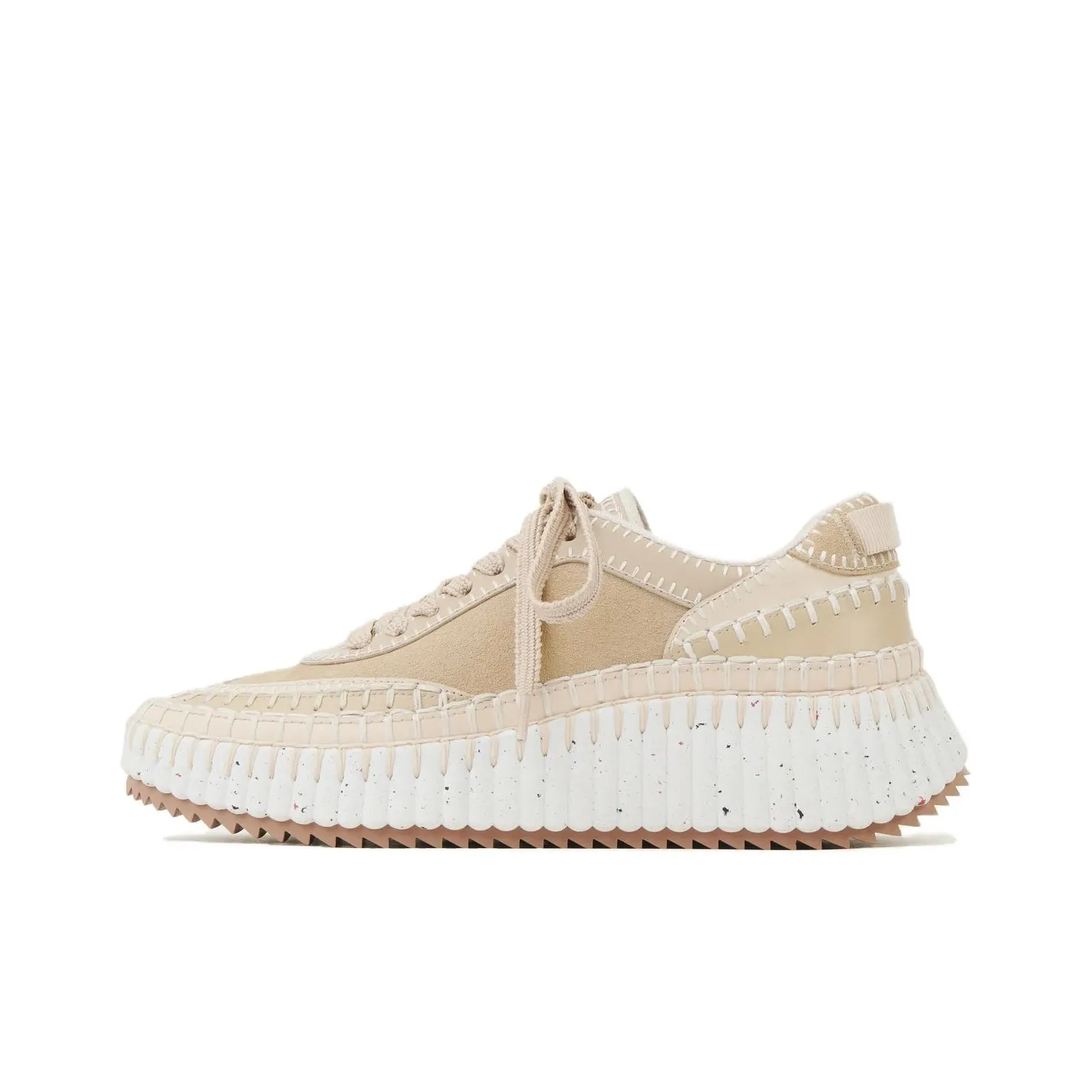 Chloé Nama Lace Up Sneakers Women's