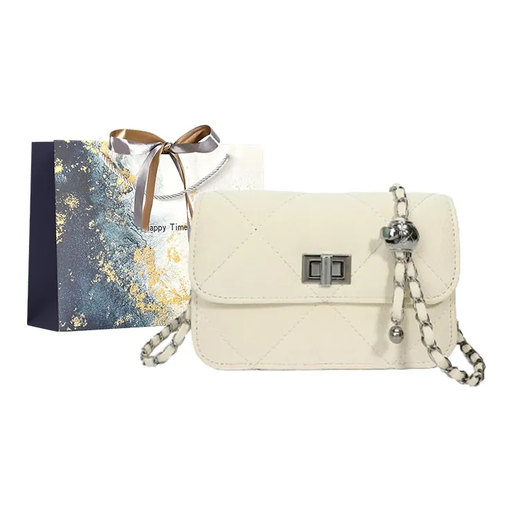 Iman's House ПУ (полиуретан) Сумка через плечо Женская Белая Розовая Черная