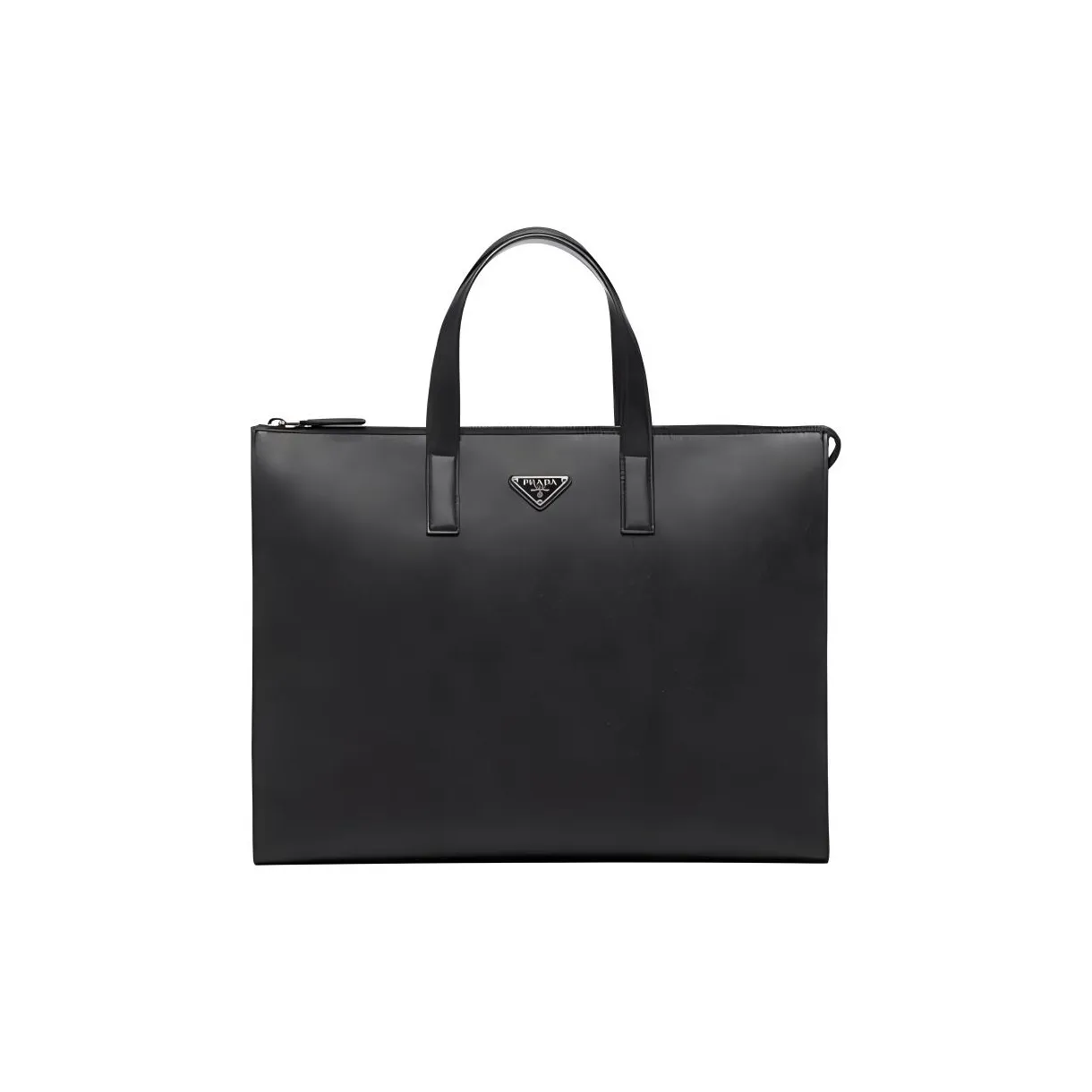 PRADA Saffiano Leather Tote Bag Shopping Bag Handbag Men's Black