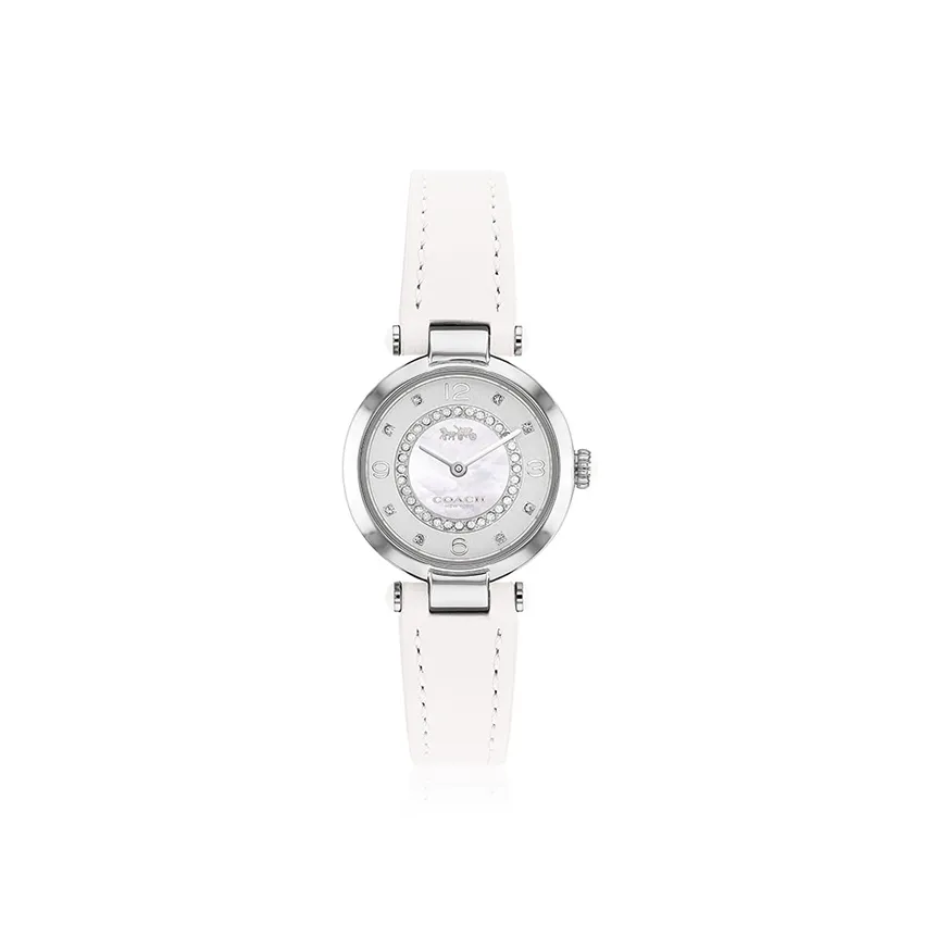 COACH Кварцевый механизм серебристый циферблат женские часы