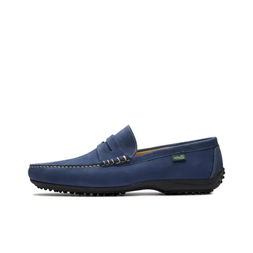 Paraboot Лоферы на резиновой подошве, синие, женские