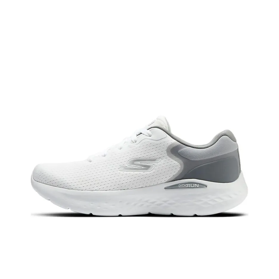 Skechers GO RUN Low Top Casual Shoes Men's White Gray