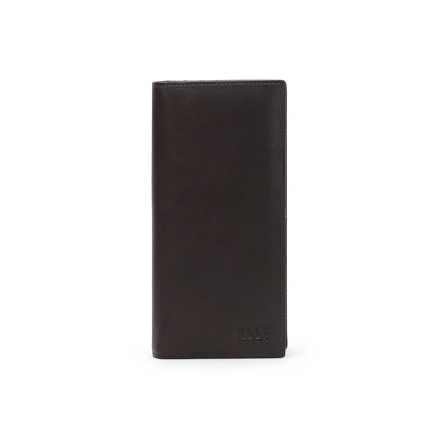 ELLE HOMME Top Grain Cow Leather Wallets Trumpets Men's Coffee
