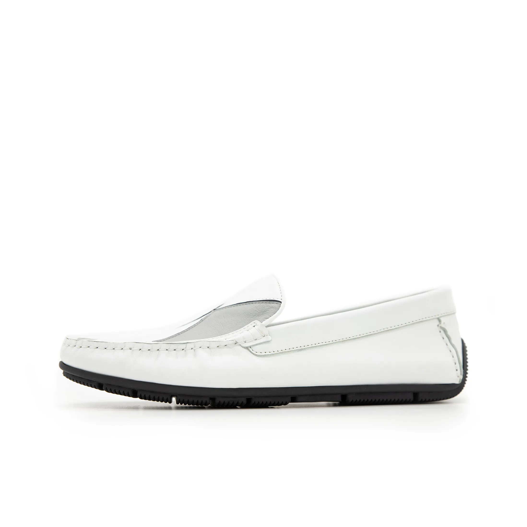 Satchi Casual Shoes Loafers Slip-on Driving Shoes Men's White