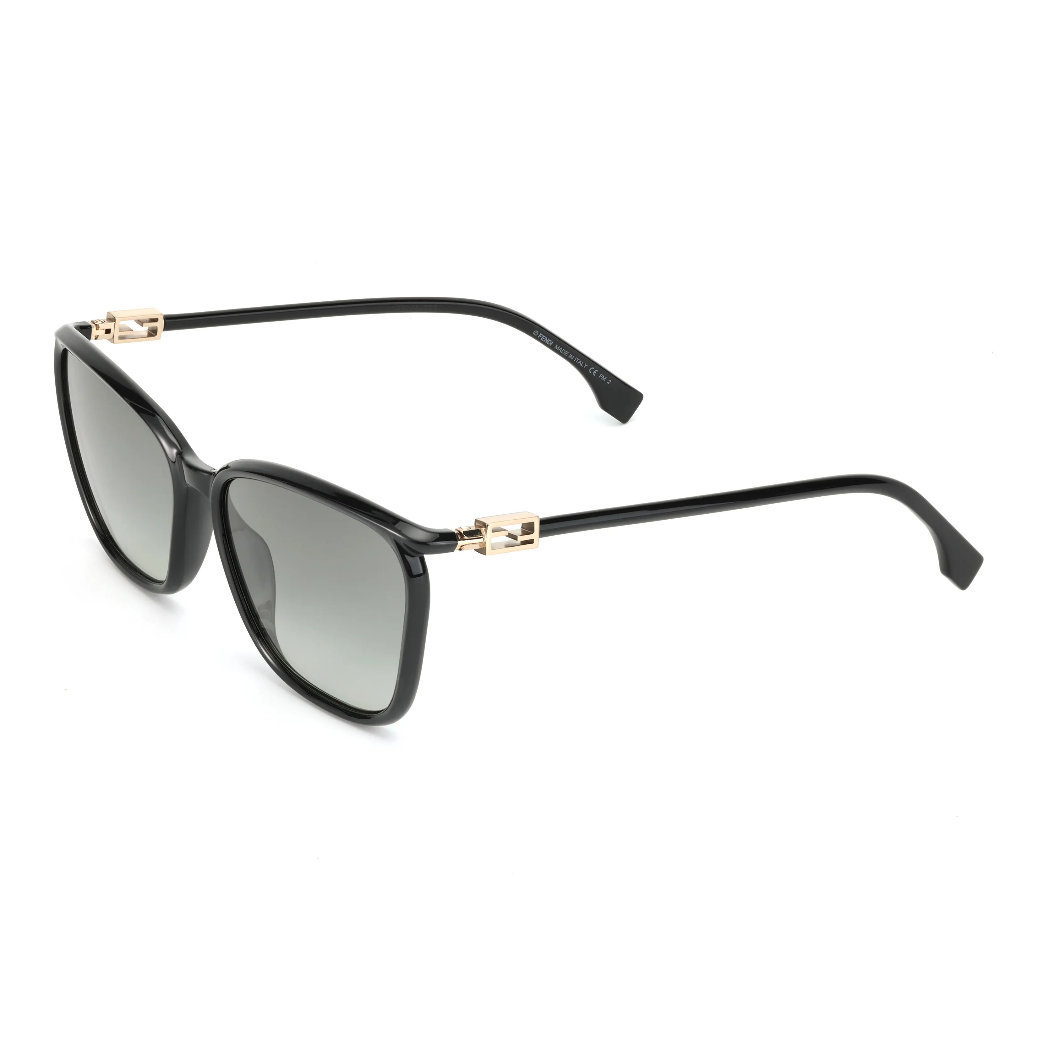 FENDI Plate Frame Butterfly Sunglasses Women's