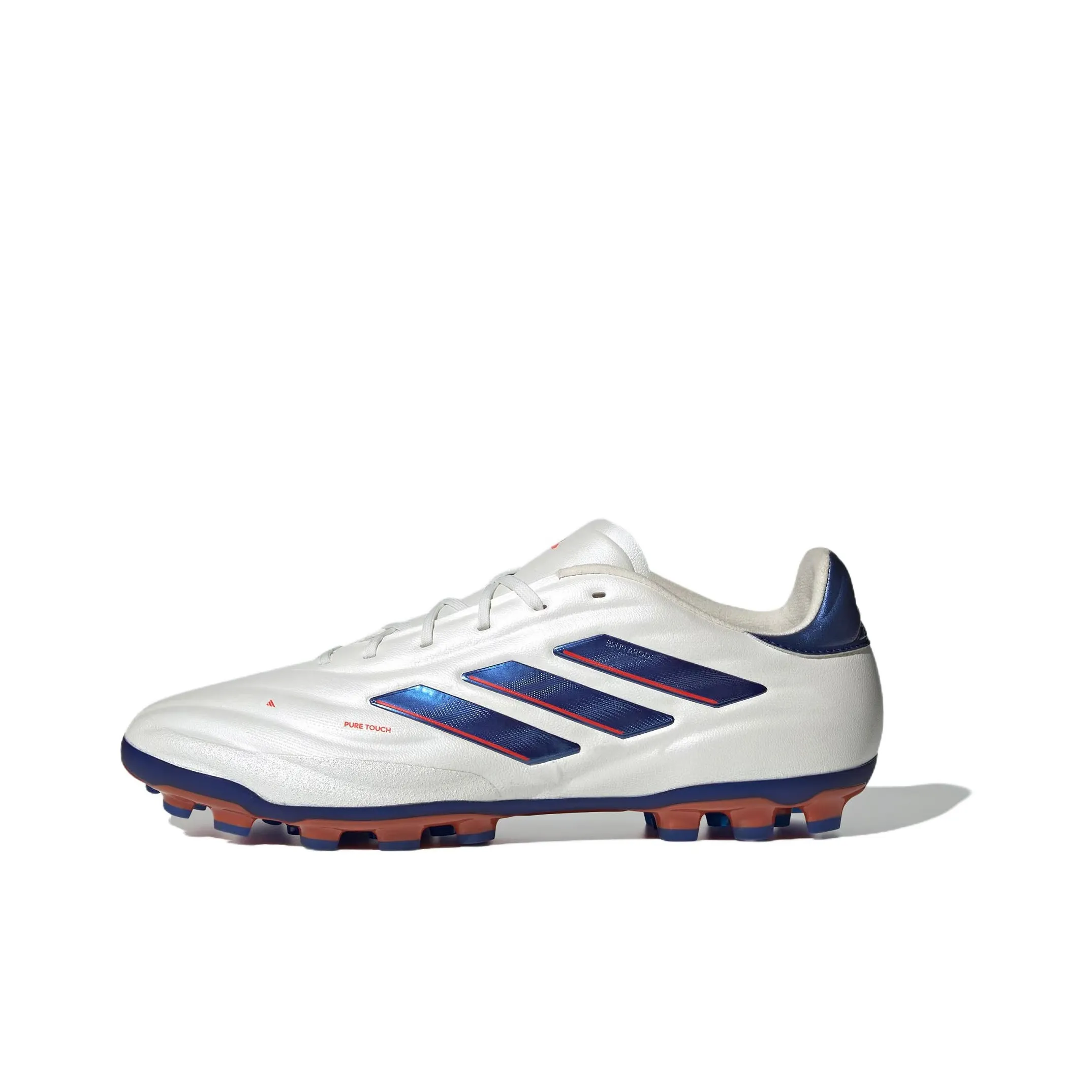 Adidas COPA PURE 2 Футбольные бутсы Низкие Топ Белый/Ярко-синий/Красный Флуоресцентный Унисекс