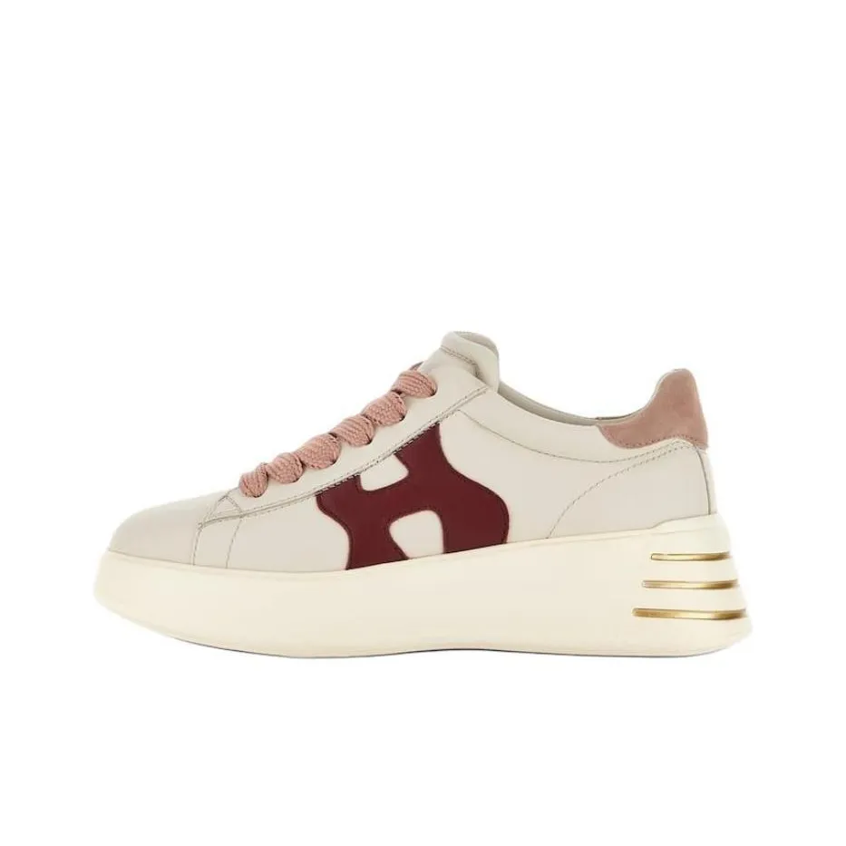 HOGAN Rebel Logo Patch Lace-Up Sneakers Women's