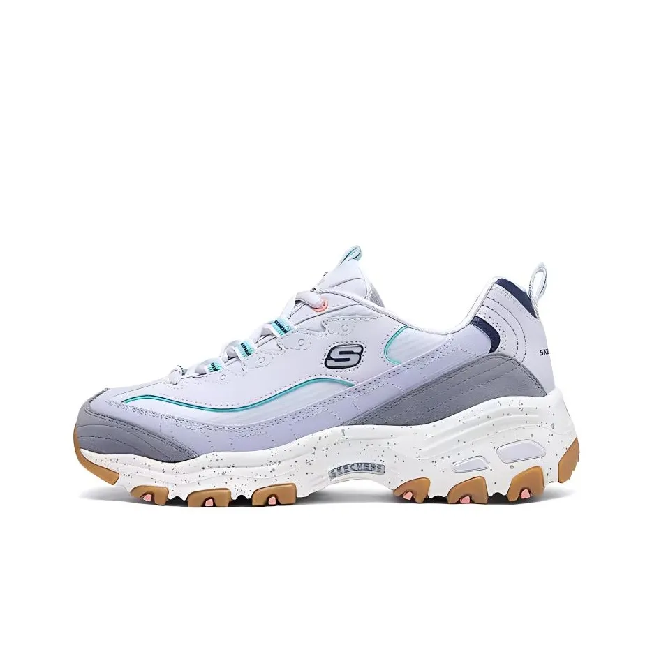 Skechers D'LITES 1,0 Low Топ Беговые кроссовки Женские Лаванда