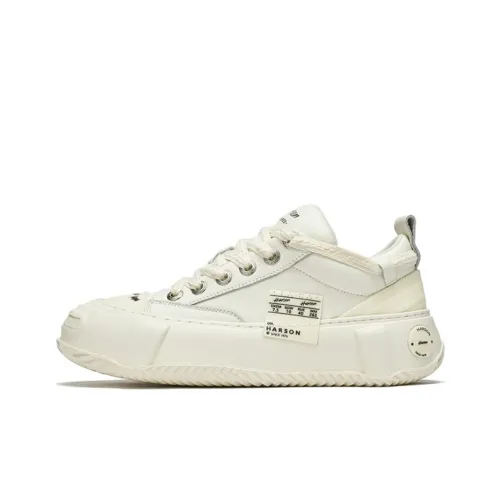 HARSON Кроссовки для скейтбординга Low Top Экрю Мужские