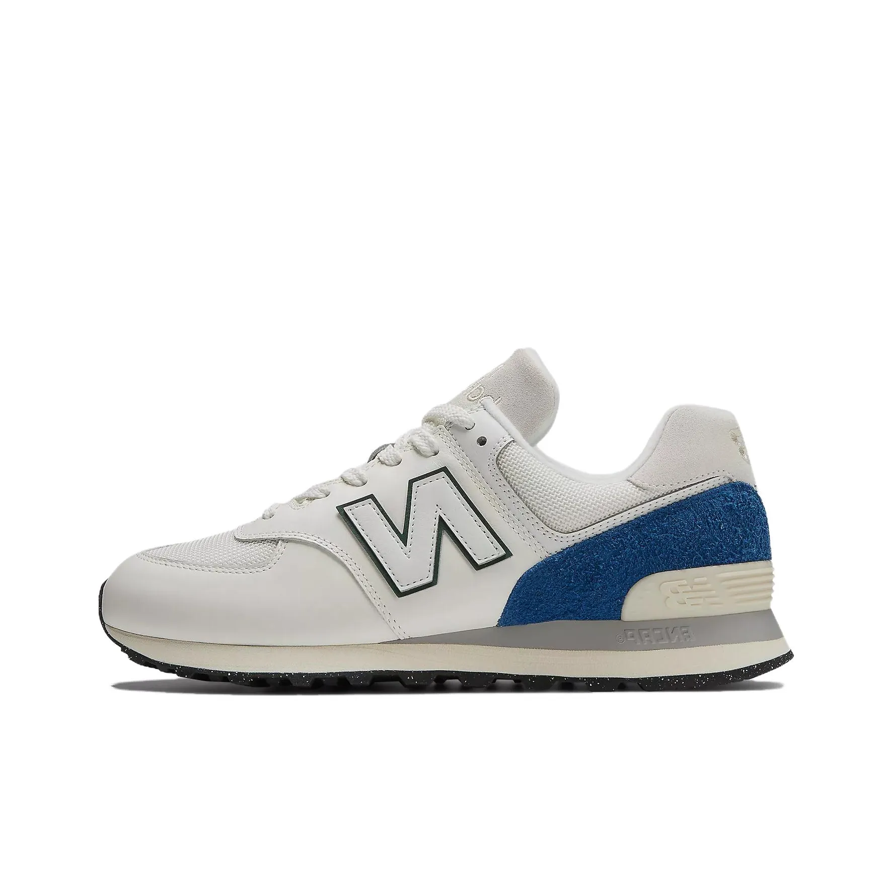 New Balance 574 White Royal Blue