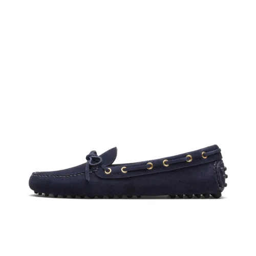 Car Shoe Лоферы на резиновой подошве, морской синий, женские