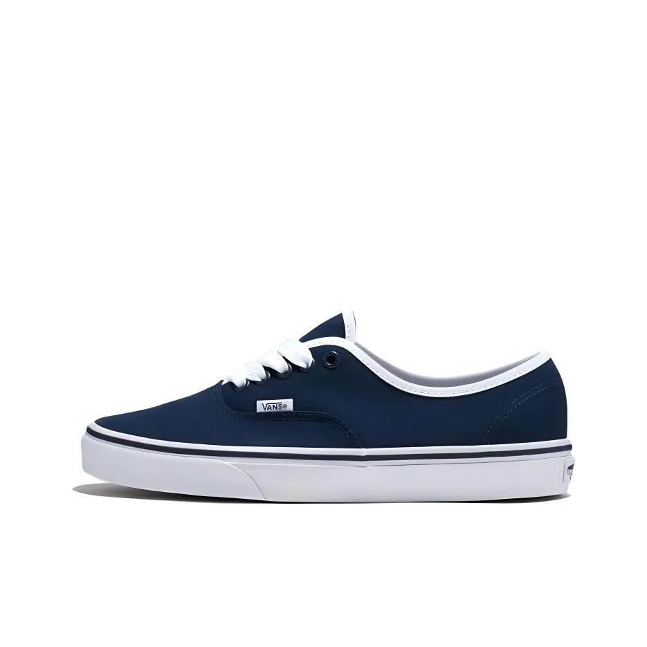 Vans Authentic Series Low Top Canvas Shoes Unisex Dark Blue
