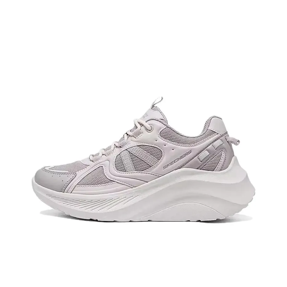 Skechers Bob's Anti Slip Wear Resistant Low Top Casual Shoes Women's Gray Brown