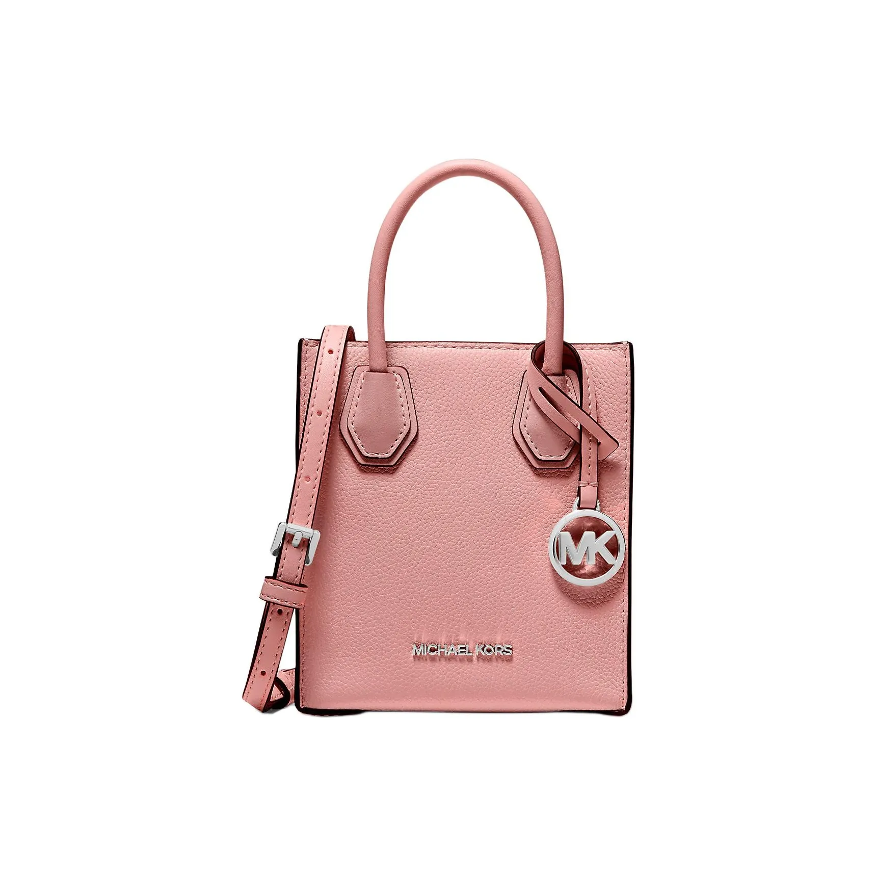 MICHAEL KORS Mercer Pebble Leather Handbag Mini Women's Primrose