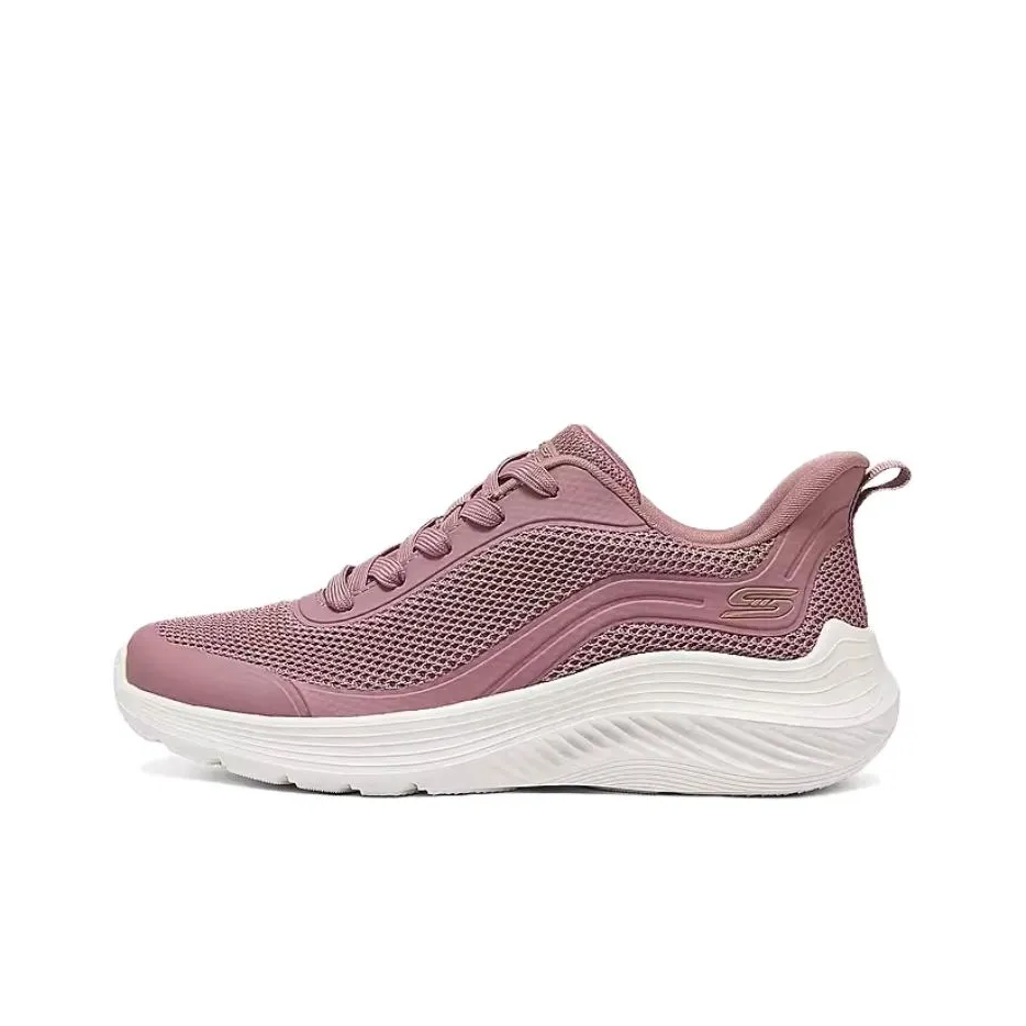 Skechers Bob's Low Top Casual Running Shoes Women's Rose Red